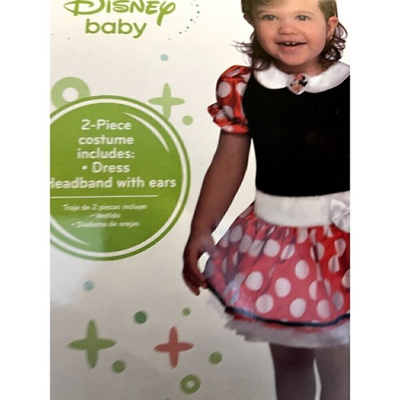 Disney Baby Minnie Mouse Infant Costume 0-6 Months - Picture 4 of 5